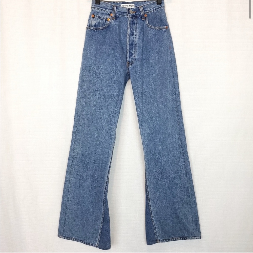 RE/DONE X Levi's 70s High Rise Bell Bottom Jean 23